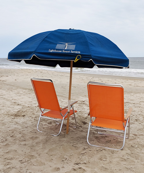 Umbrella with Chairs